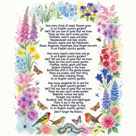 poem English Country Garden